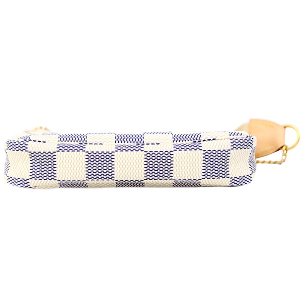 Pochette Accessoire Pouch Chain Damier Azur Leather - Picture 5 of 6